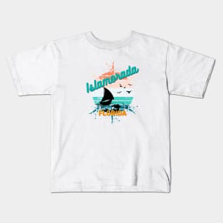 Islamorada Florida Retro Vintage Exploding Sunset Kids T-Shirt